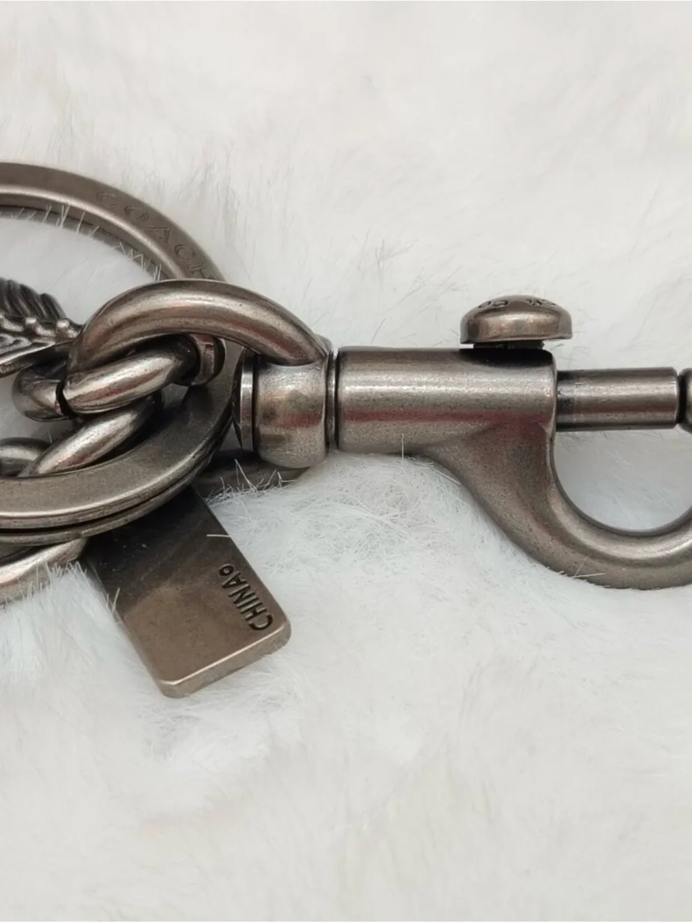 Coach Stegosaurus Steggy Rexy key Fob Bag Charm Keychain